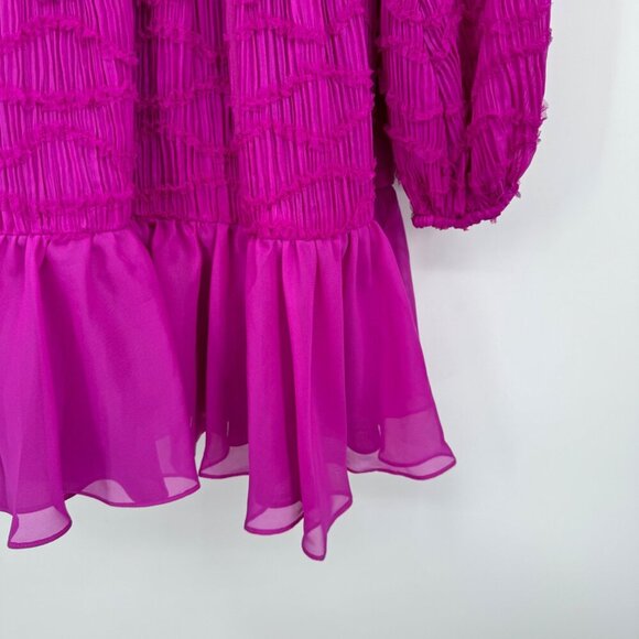 Monique Lhuillier Women's Purple pink fuschia Dress - Picture 5 of 15